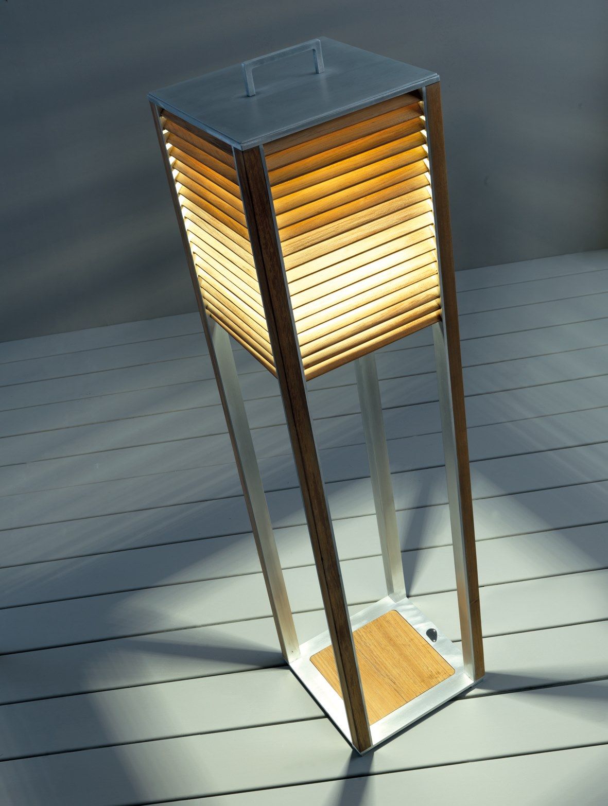 Напольная лампа из тикового дерева Ethimo имбирь ARCH-00037039 - Вид №6