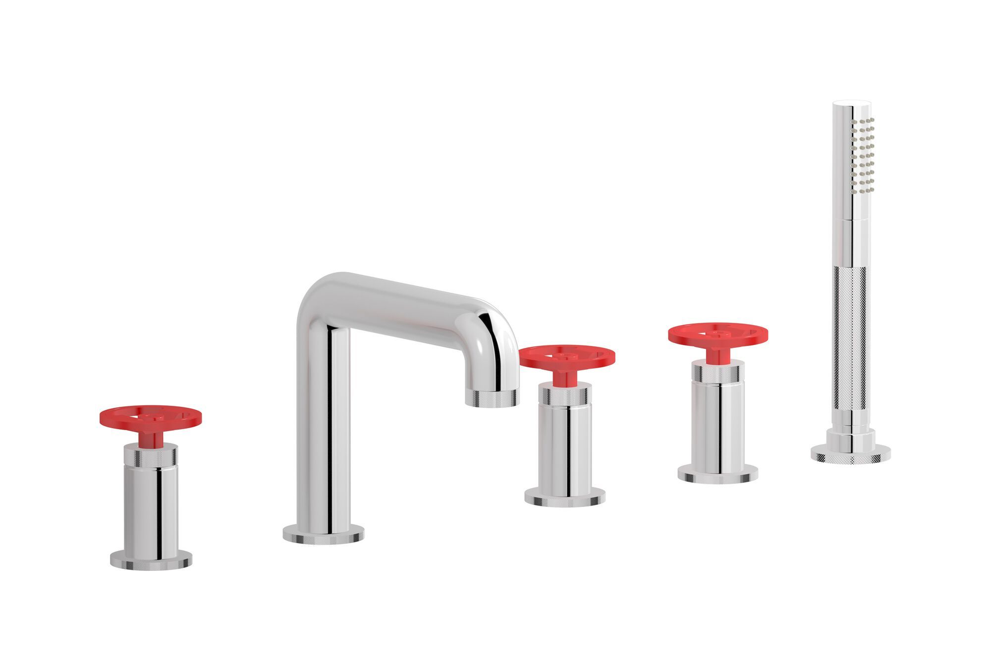 Смеситель для ванны с 5 отверстиями и ручным душем IB Bold ARCH-00114944 - Вид №3