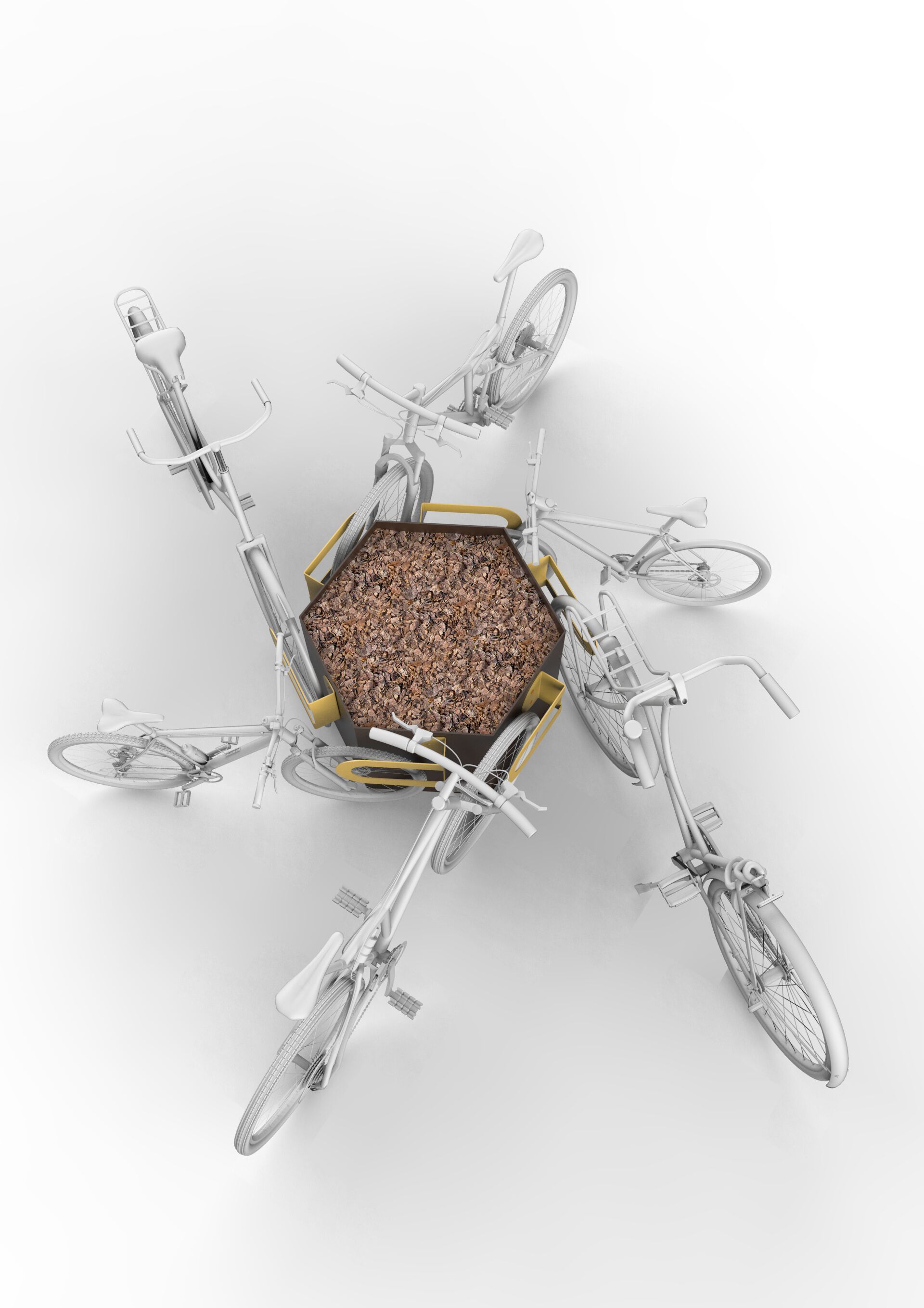 Стальная стойка для велосипедов / плантатор CITYSì PETALO ARCH-00022806 - Вид №5