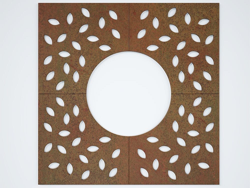 Стальная решетка для валов CITYSì FOGLIE ARCH-00040281