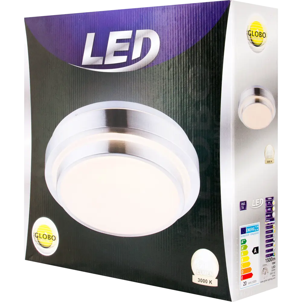 Люстра светодиодная Globo Ina 18 Вт, 35 см, цвет хром STLM-2011364 - Вид №4