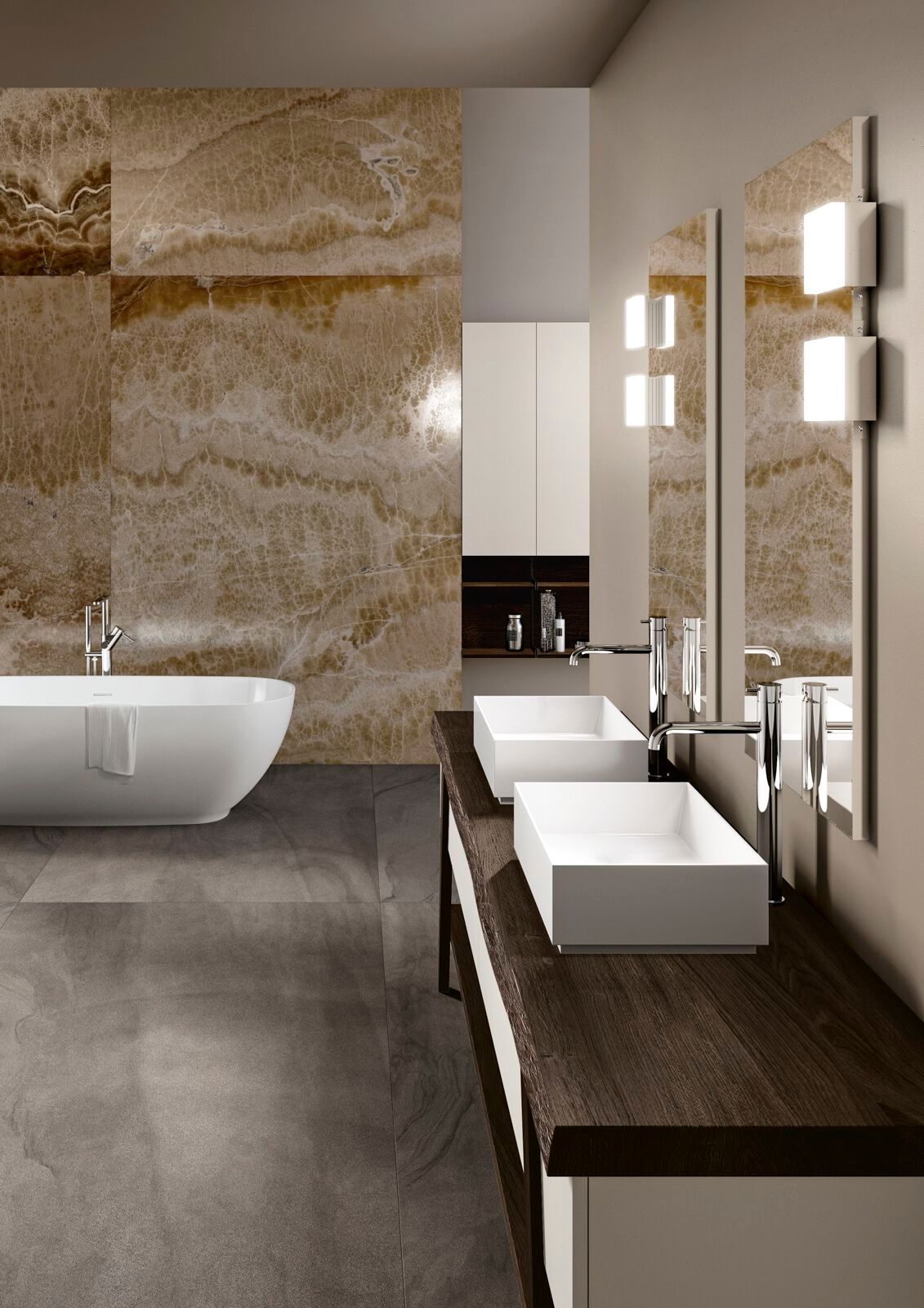 Напольная двойная раковина с ящиками Gruppo Geromin Fratino ARCH-00046189 - Вид №1