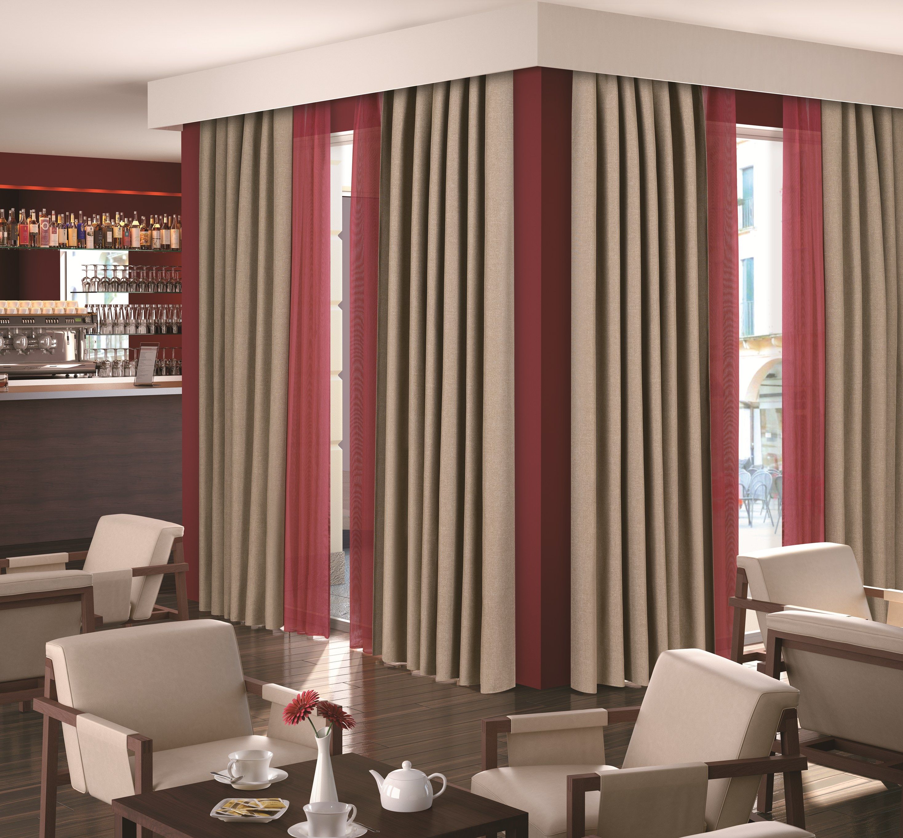 Алюминиевая направляющая для завитых штор Mottura арка ARCH-00056678 - Вид №1