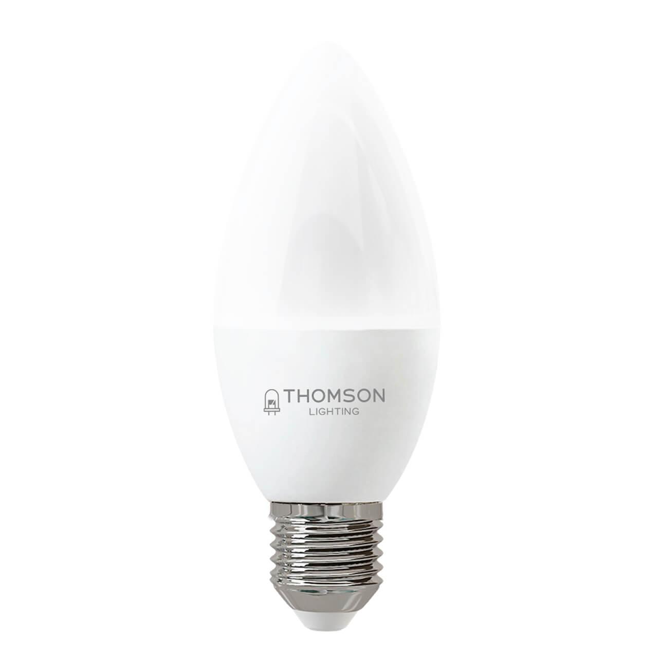 TH-B2359 Лампа светодиодная E27 6W 6500K свеча матовая Thomson