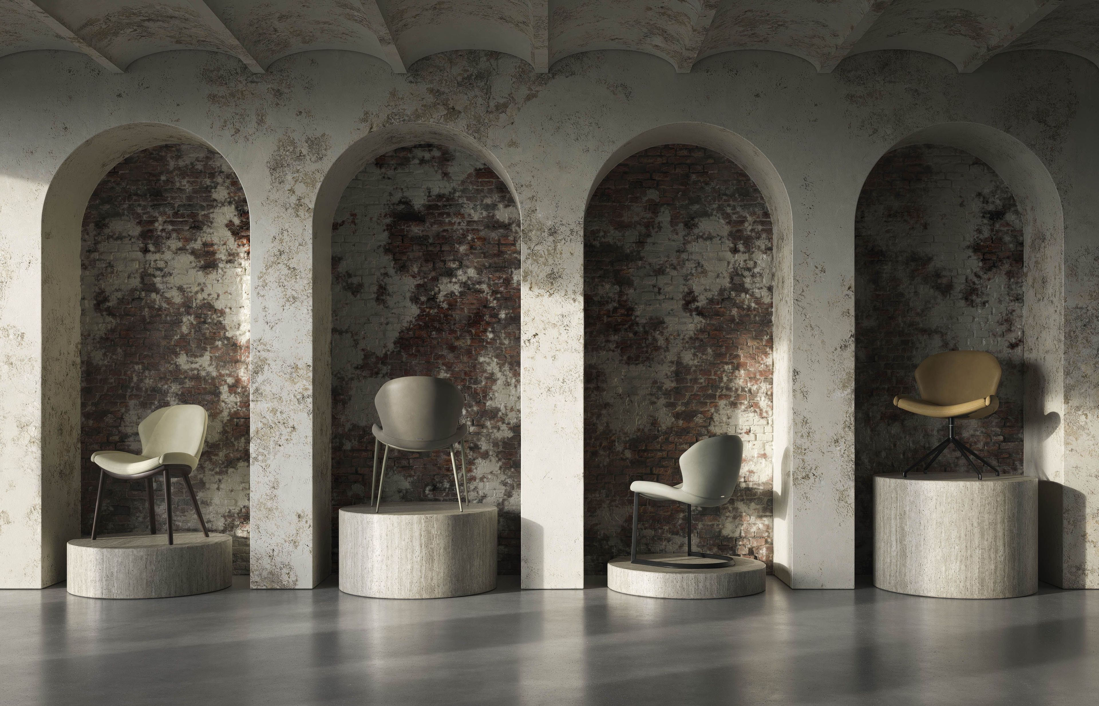 Кожаный мягкий стул Cattelan italia Rachel ARCH-00152389 - Вид №4