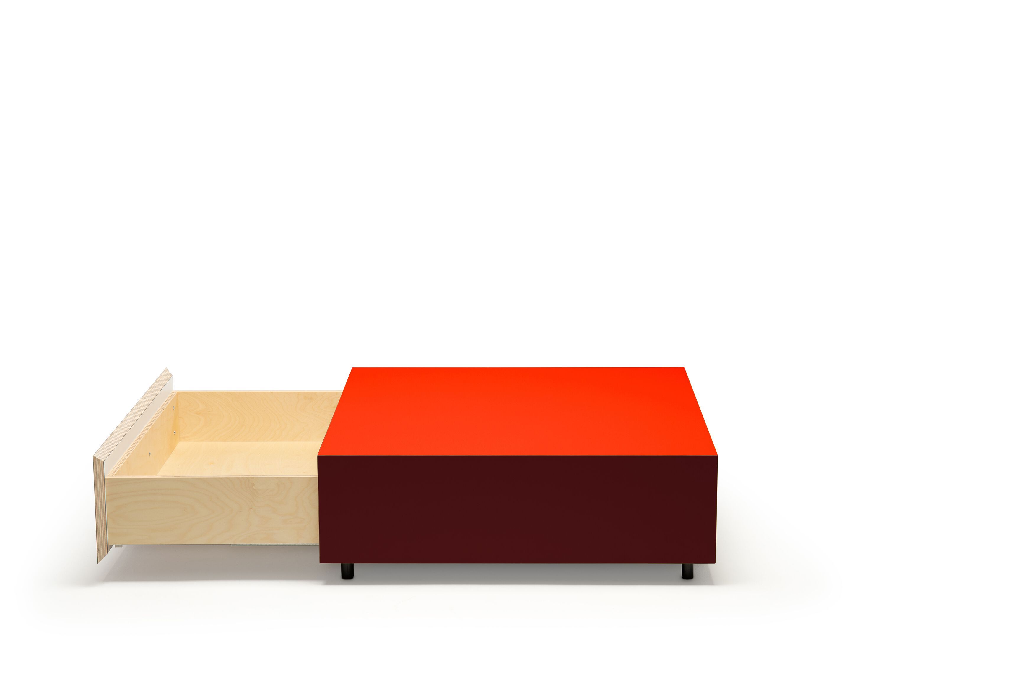 Низкий квадратный журнальный столик из фанеры Established&Sons Bloc ARCH-00108463 - Вид №21