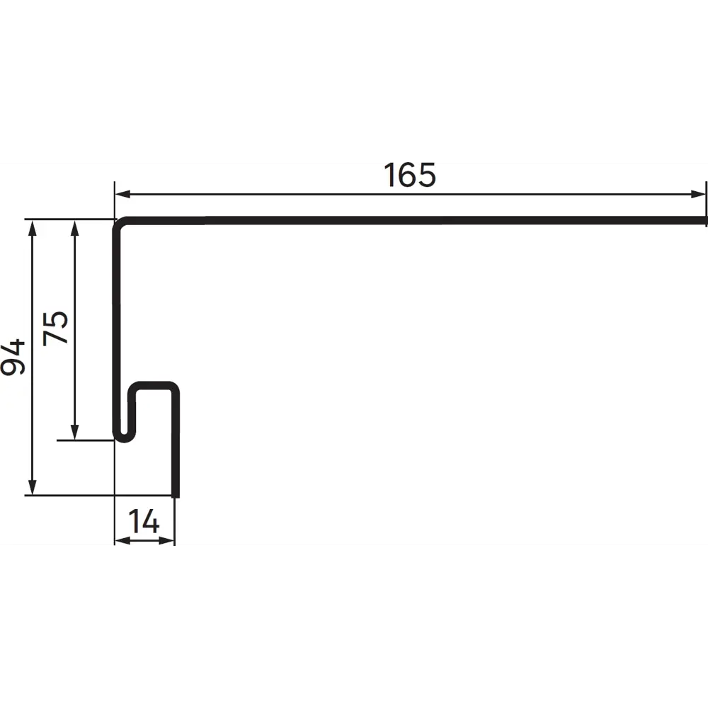 Планка околооконная ARTENS 3000 мм цвет коричневый STLM-2035188 - Вид №3