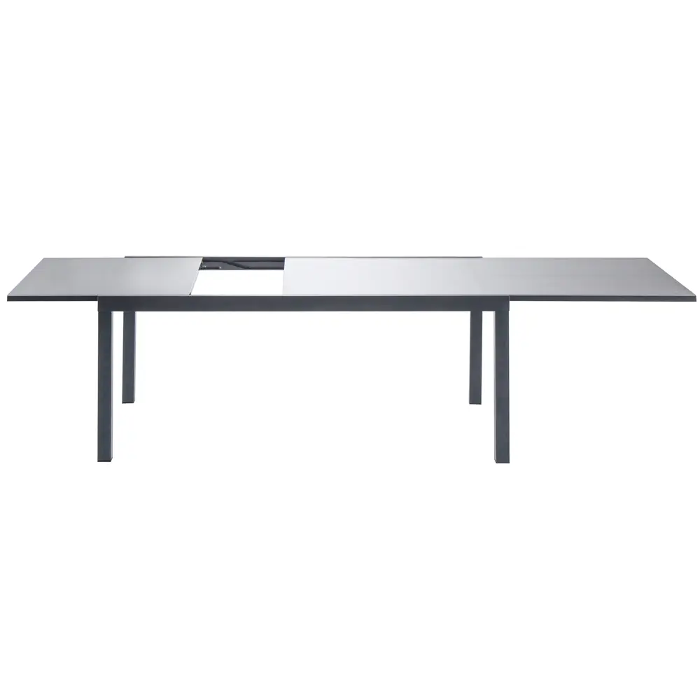 Стол садовый раздвижной Naterial Lyra Up&Down 180-260х90х75 см алюминий/стекло темно-серый STLM-2015368 - Вид №10
