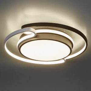 Умная люстра потолочная светодиодная Capo 2945-500 цвет черно-белый