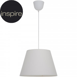 Светильник подвесной Sitia D38, 1 лампа, 2.3 м², цвет белый INSPIRE