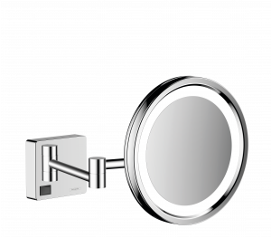 41790000 AddStoris Зеркало для бритья со светодиодной подсветкой Hansgrohe