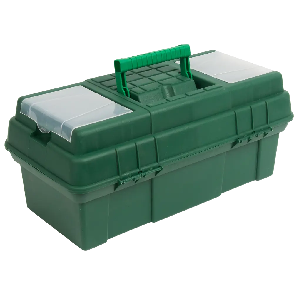 Ящик для инструмента Дельта 19", пластик, цвет зелёный DELTA STLM-2001474 - Вид №1