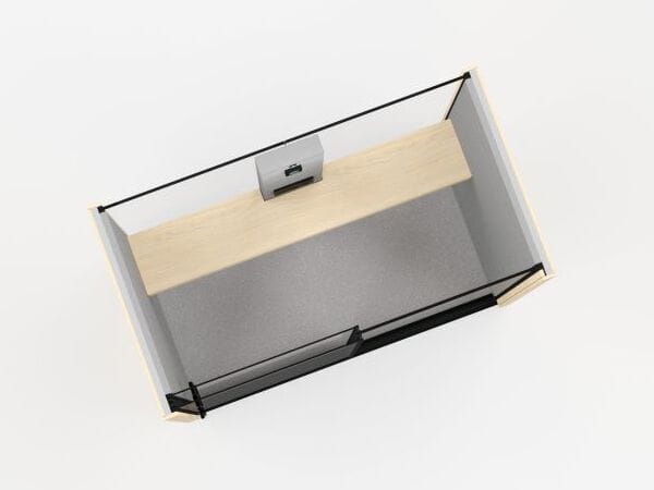 Многосторонняя акустическая офисная кабина со встроенным освещением Vetrospace ARCH-00122995 - Вид №2