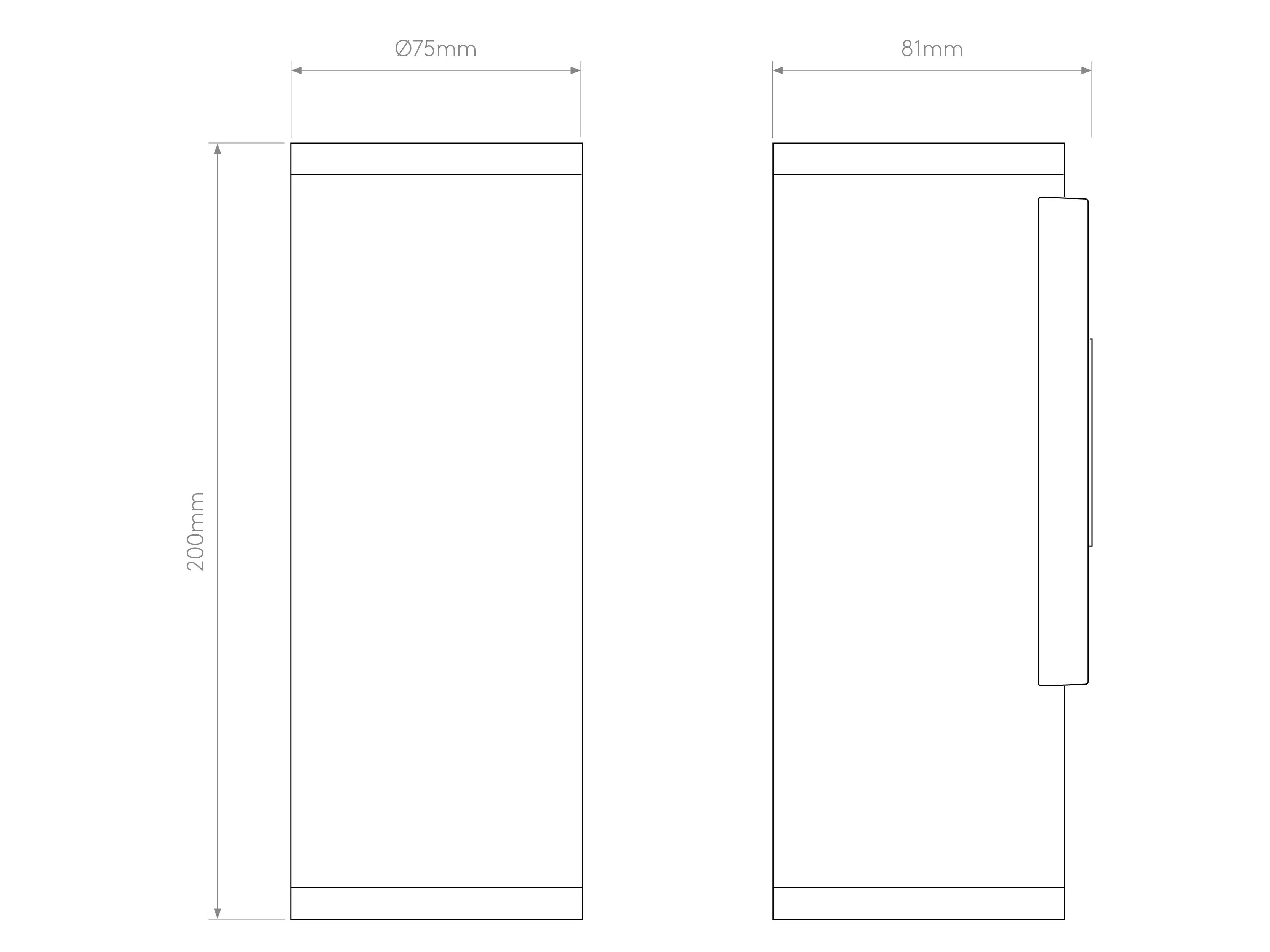 Алюминиевый светодиодный наружный настенный светильник Astro Lighting AVA 200 ARCH-00047782 - Вид №6