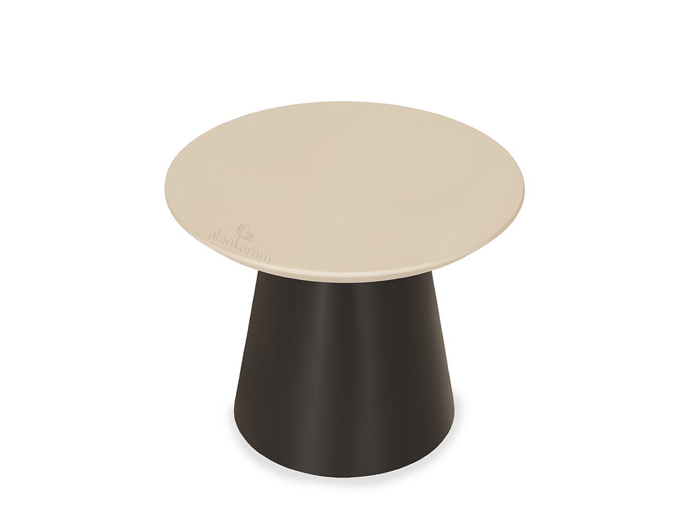 Круглый журнальный столик из массива дерева Alankaram KOSY ARCH-00148127 - Вид №2