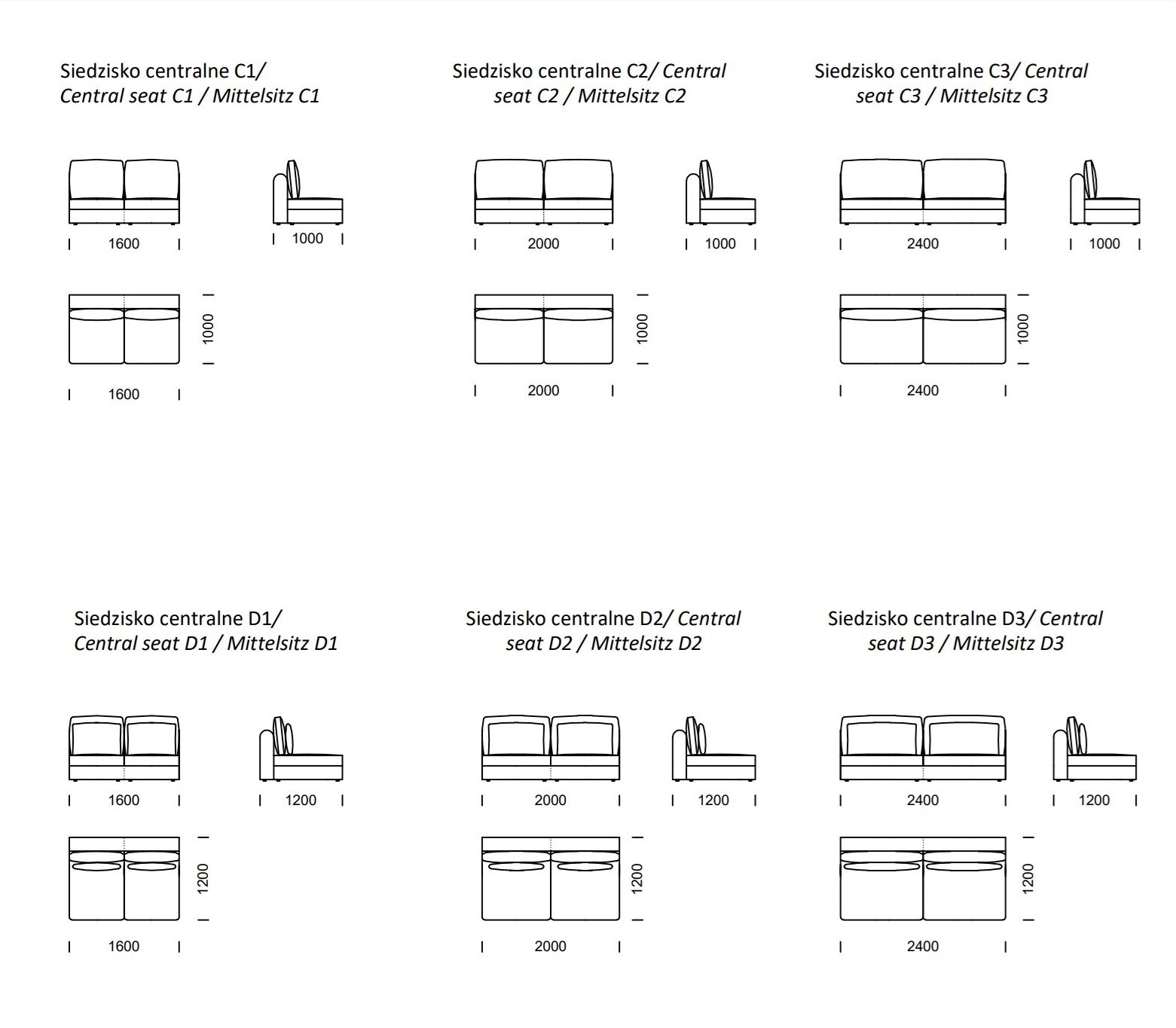 2-местный тканевый диван Nobonobo Raksa ARCH-00105969 - Вид №4