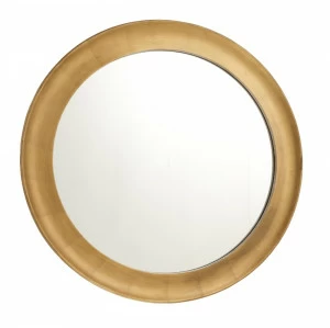 Зеркало золотое круглое большое Cashel PUSHA ДИЗАЙНЕРСКИЕ 062674 Золото