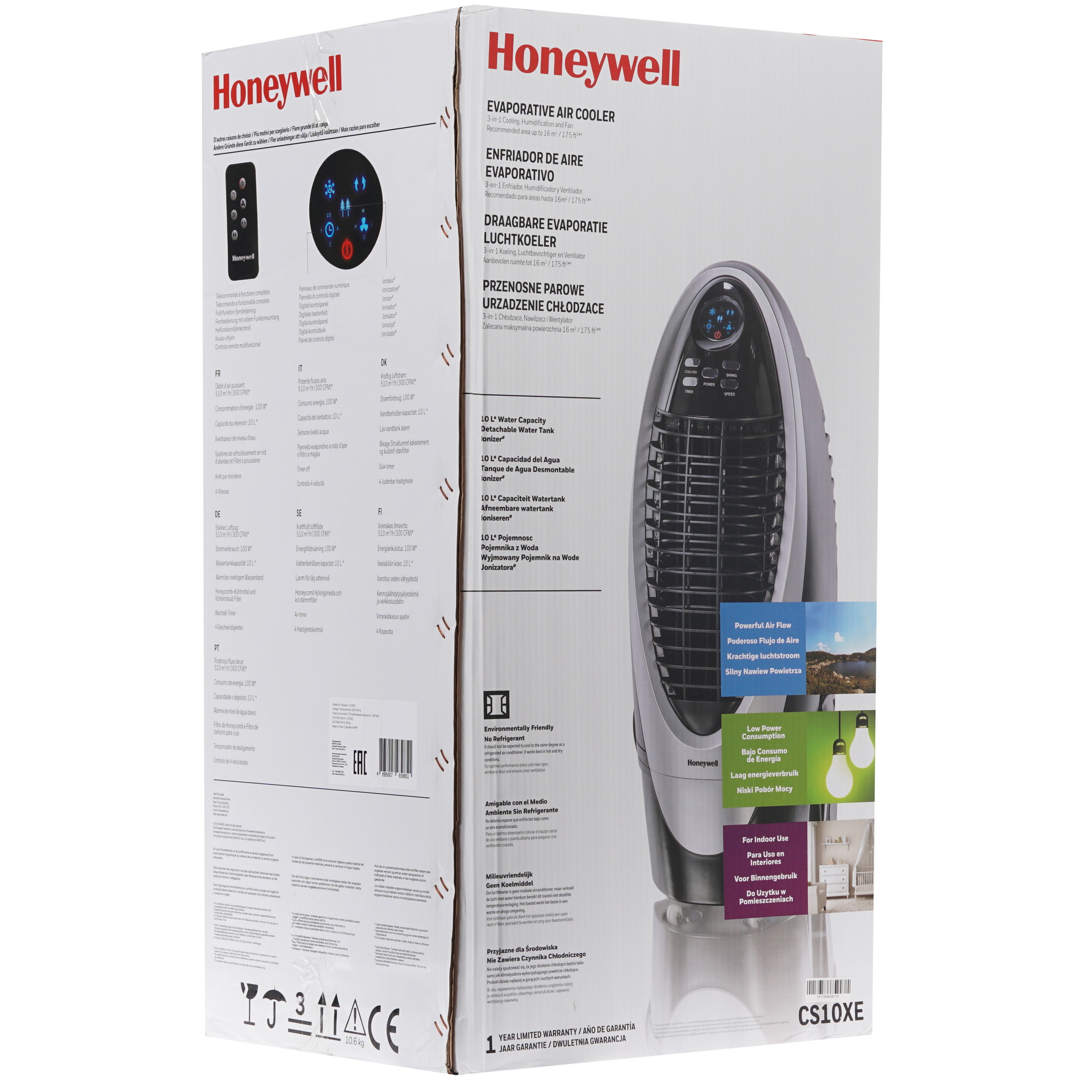 1360394 Климатический комплекс Honeywell CS10XE черный STDN-0139074 - Вид №7