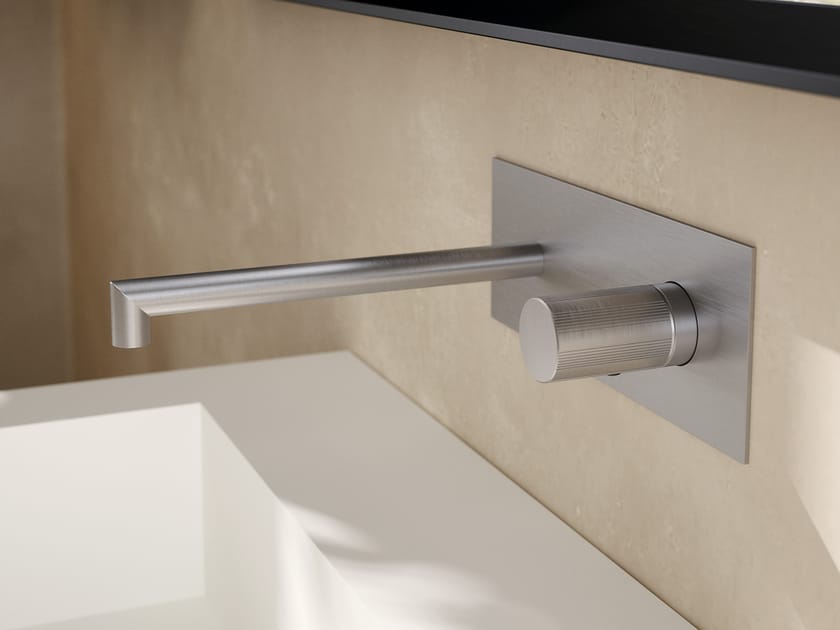 Смеситель для раковины из нержавеющей стали с пластиной Rubinetterie Treemme 28 мм ARCH-00141590