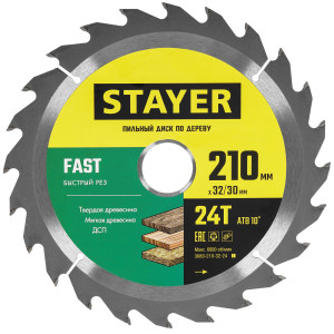 Диск пильный STAYER 3680-210-32-24_z01 9107320