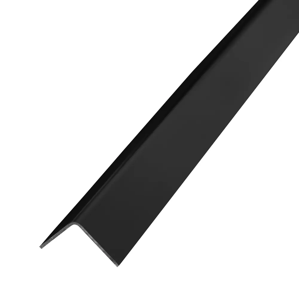 Угол ПВХ наружный 2000x20x20 мм черный матовый 89431851 STLM-2111106 POLIPLAST 