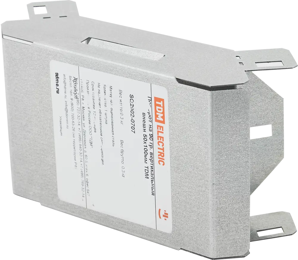 Поворотный элемент TDM Electric для кабель-канала 100x50 мм 84796596