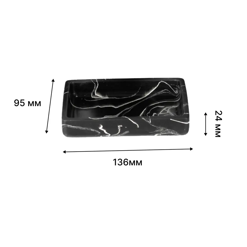Мыльница LEMER Iguasu - элегантный аксессуар для современной ванной 89384960 STLM-1537241 - Вид №1