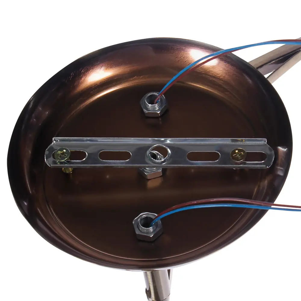 Люстра потолочная КС30056/2C, 2 лампы, 6 м², цвет бронза/бежевый КЛЮЧНИК STLM-2109289 - Вид №3