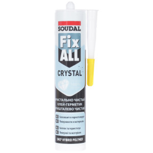 Клей-герметик Fix All Crystal бесцветный 290 мл SOUDAL