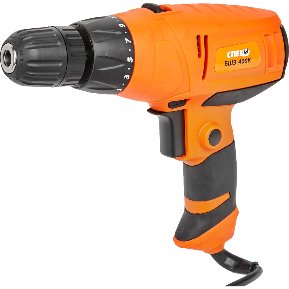 Дрель-шуруповерт сетевая Спец БШЭ-400К10М, 400 Вт STLM-2147025