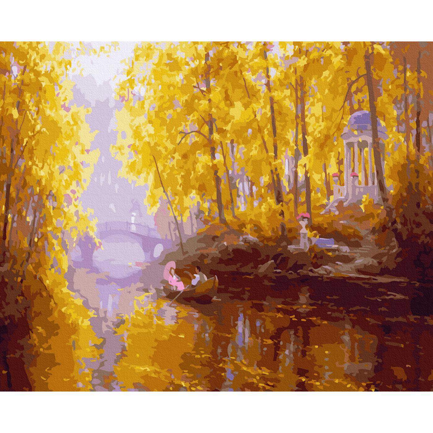 90305049 Картина по номерам 40х50 см Цветной холст Ковалёв в. Осень (27 цветов) STLM-0176443 MOLLY