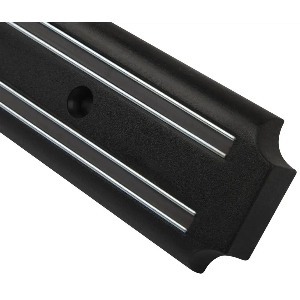 89393077 Держатель для ножей магнитный 38x4.8x1.5 см пластик цвет черный STLM-1529565 Santreyd  - Вид №2