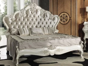 Arvestyle Двуспальная кровать из ткани с тафтинговым изголовьем Marie claire Br-2051
