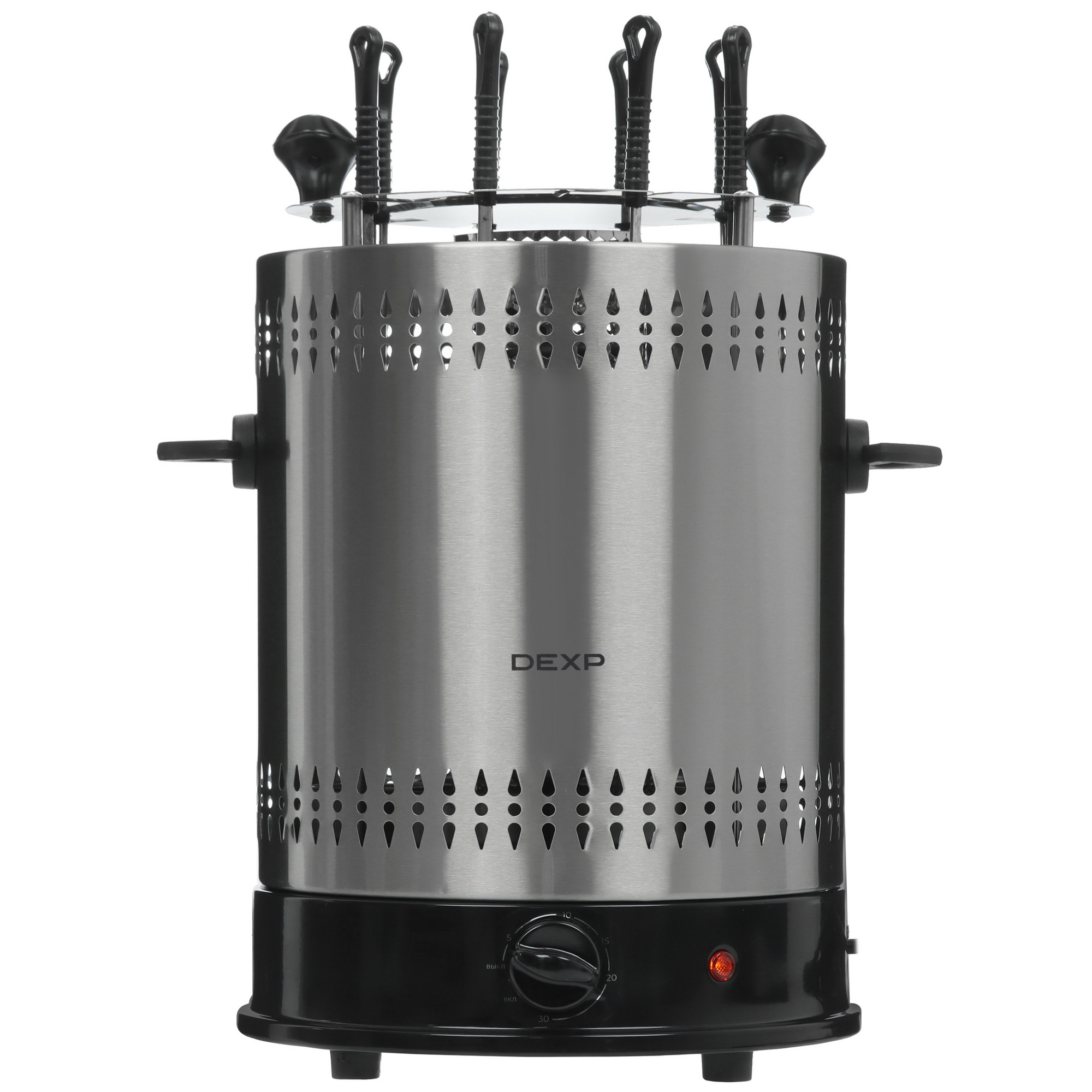 5416621 Электрошашлычница DEXP KBM-1400 серебристый STDN-0065952 - Вид №1