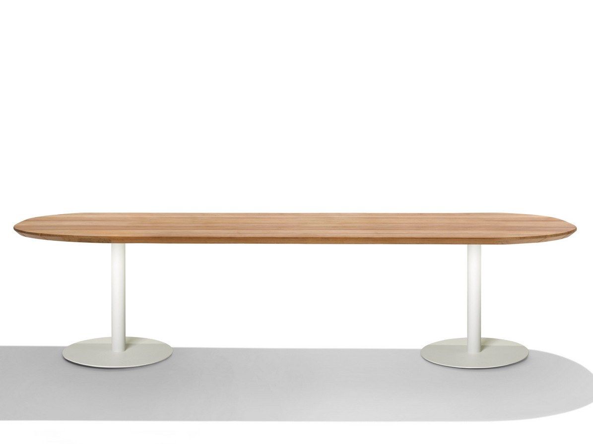 Садовый стол из тикового дерева TRIBÙ T-Table ARCH-00065281 - Вид №7