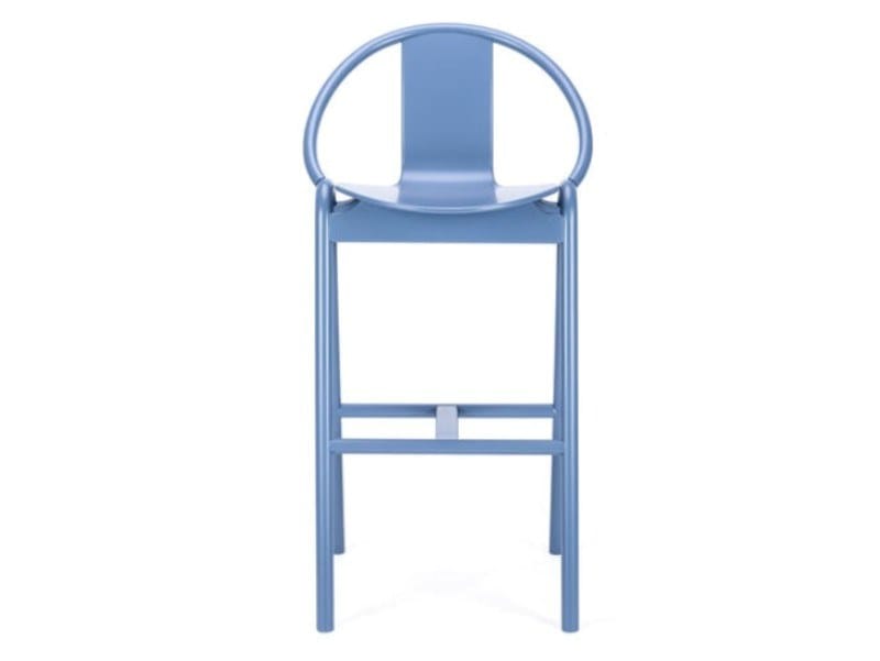 Высокий деревянный стул со спинкой TON AGAIN ARCH-00060401 - Вид №16