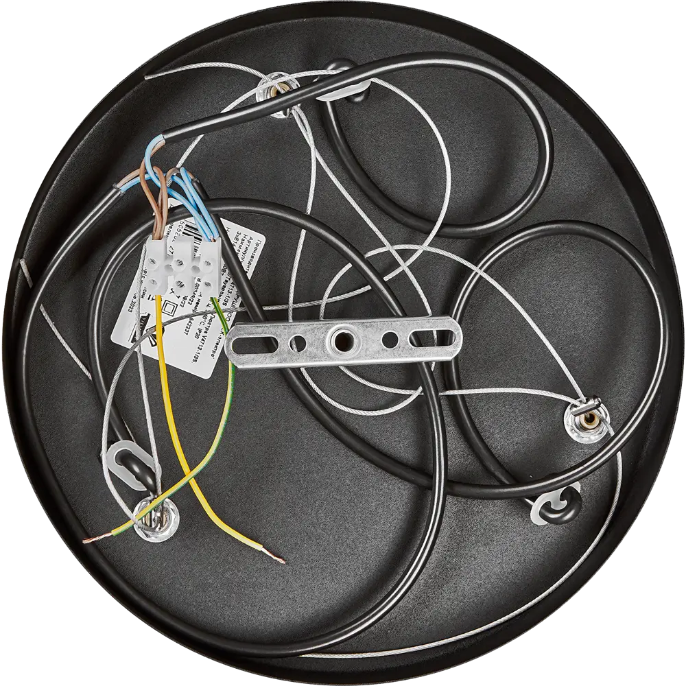 Люстра подвесная Vitaluce Офелия трио 3 лампы 9 м² цвет черный STLM-2152444 - Вид №6