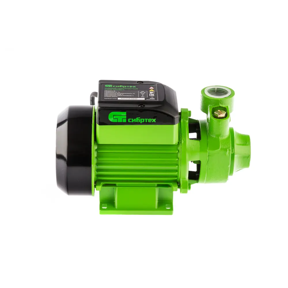 Насос садовый поверхностный Сибртех СПН450-Ч 2100 л/час STLM-2167907 - Вид №1