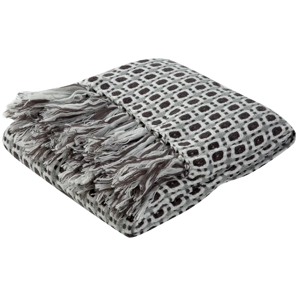 Плед 125х150 см, акрил, цвет серый Atmosphera STLM-2011393 - Вид №1