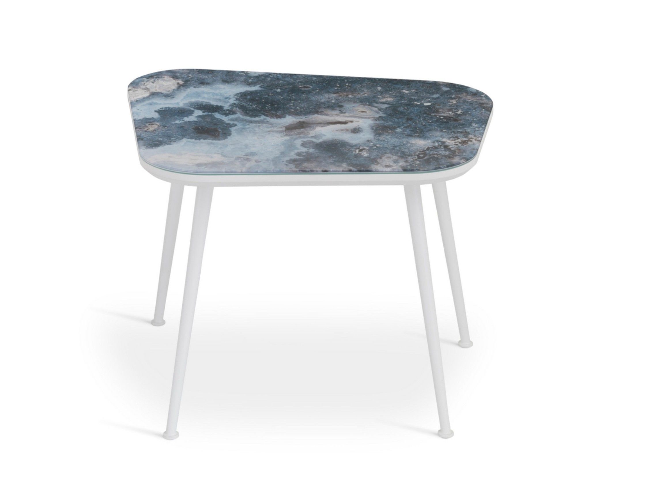 Алюминиевый Садовый журнальный столик с Витритовым верхом Sicis Filicudi ARCH-00147233