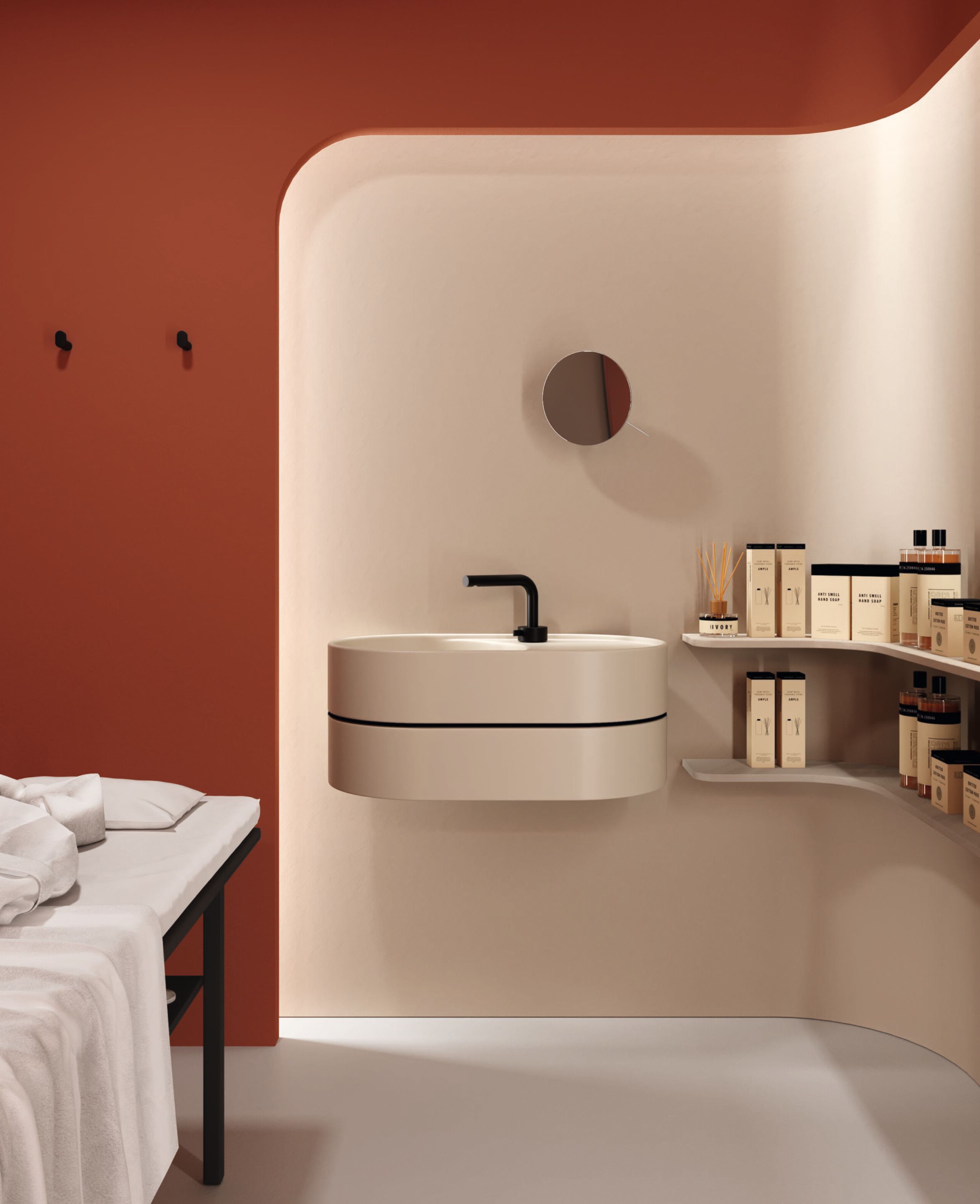 Керамическая подвесная овальная раковина Galassia T65 ARCH-00054564 - Вид №3