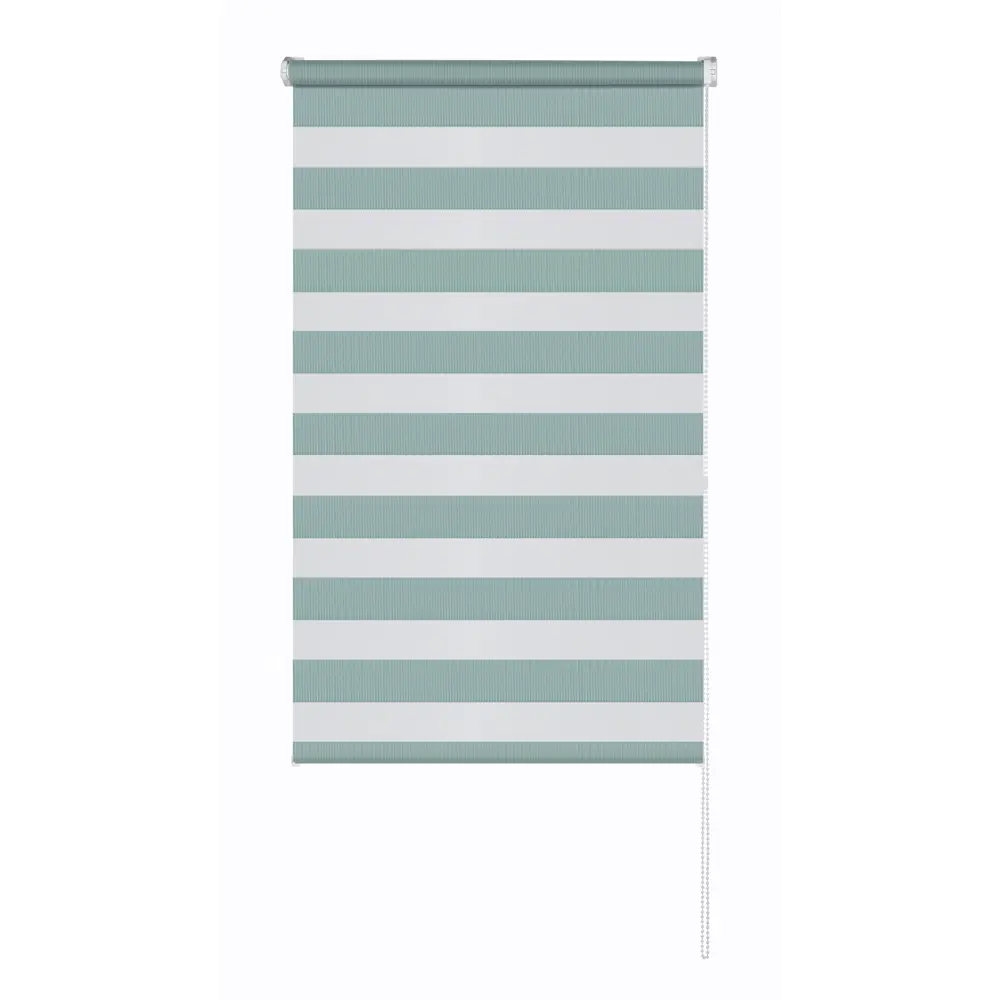 Рулонная штора день-ночь MIAMOZA Петер 50x160 см бирюзовая 89411361 STLM-1577629