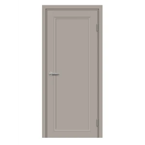 Комплект двери Лион глухая 60x200 см HardFlex цвет тауп серый с добором 100 мм