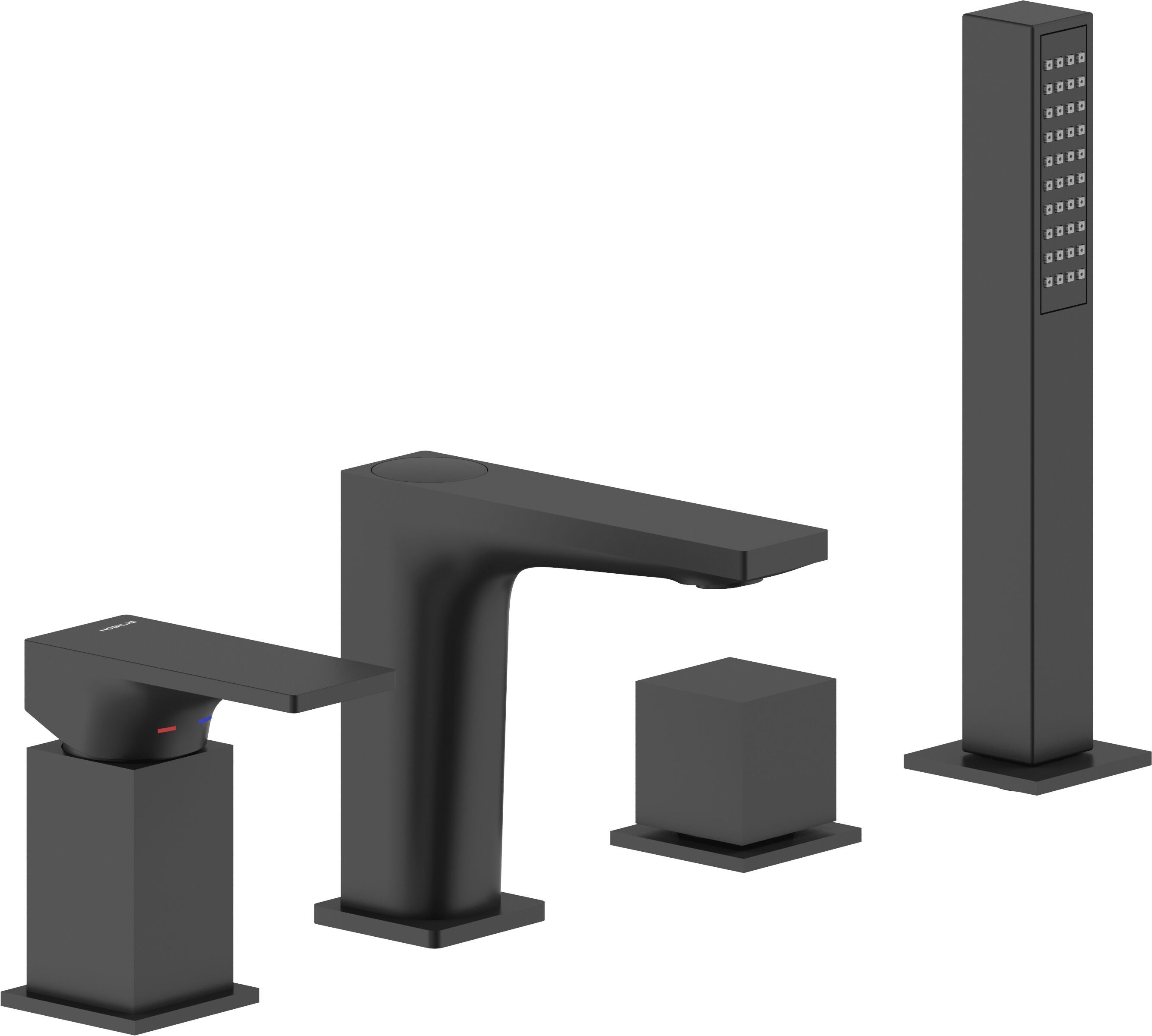 Однорычажный смеситель для ванны с ручным душем Nobili Seven ARCH-00007645