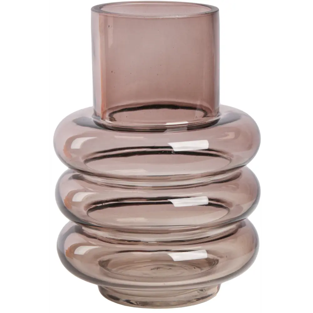 Ваза Кольца стекло цвет серый 14.2 см Santreyd STLM-2203859 - Вид №1