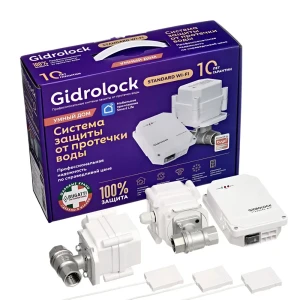 Комплект защиты от протечек воды Gidrolock Standard Wi-Fi G-Lock 1/2"