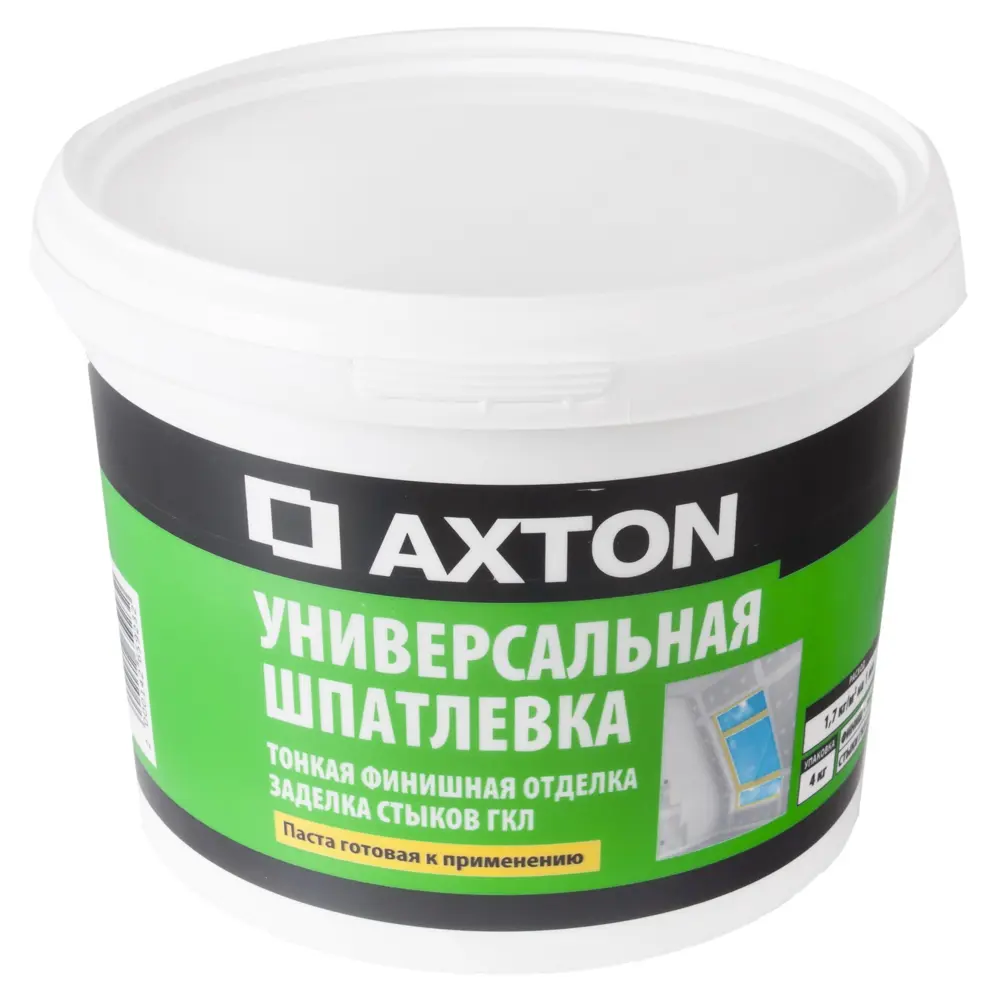 Шпаклёвка универсальная Axton, 4 кг STLM-2172095