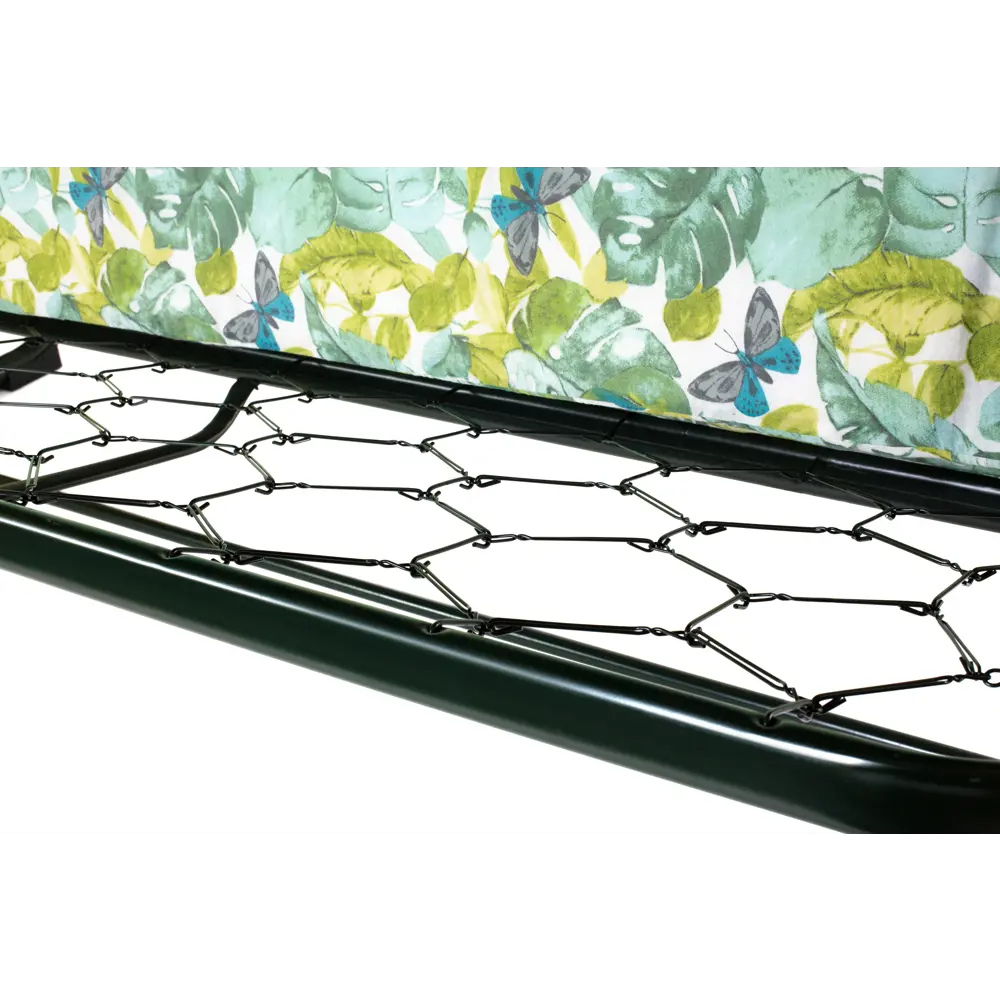 Качели садовые Наварра 3-х местные (до 250 кг) зеленый/ желтый Santreyd STLM-2012298 - Вид №2