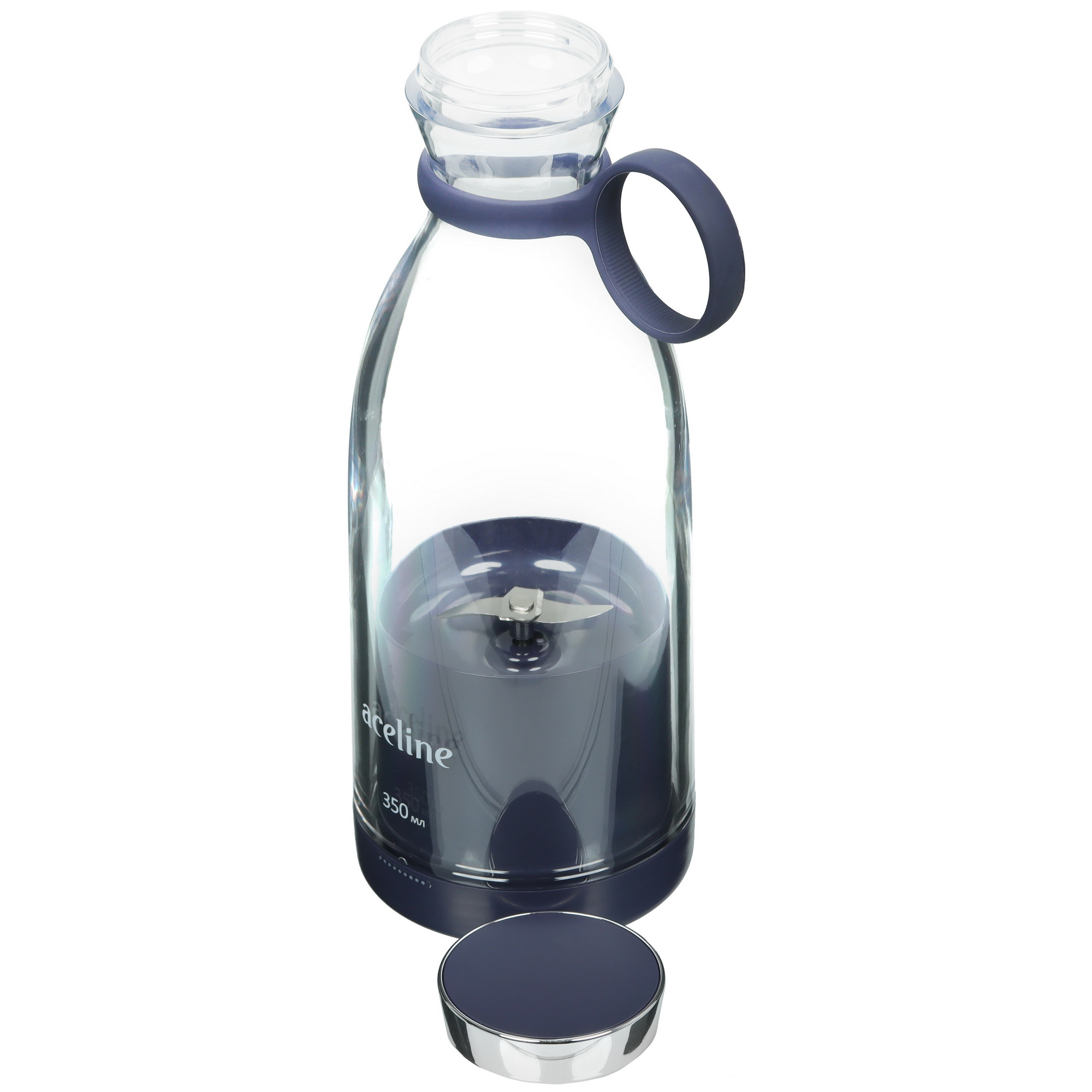 9019327 Блендер Aceline ABW-350 мокрый асфальт [Портативный/беспроводной/350мл/50Вт/бутылка/Скоростей: 1] STDN-0112240 - Вид №3