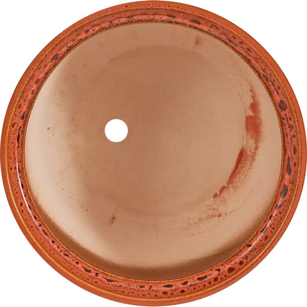 Горшок цветочный Gonchar Лира №1 Люкс ø29 h26 v11.5 л керамика оранжевый STLM-2143298 - Вид №1